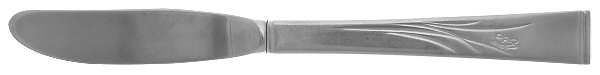 Interlude (Stainless) Modern Hollow Butter Spreader (Stainless)