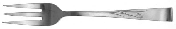 Interlude (Stainless) Medium Solid Cold Meat Serving Fork