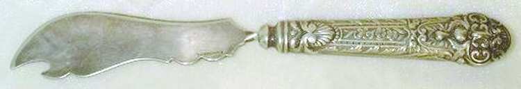 Ionic (Silverplate, 1890) Hollow Handle Master Butter Knife