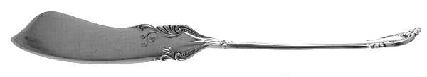 Irene (Sterling, 1902) Flat Twisted Handle Master Butter Knife