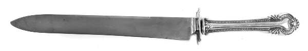 Irene (Sterling, 1902) Large Stainless Blade Roast Carving Knife