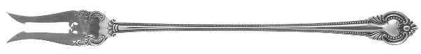 Irene (Sterling, 1902) Long Handle Olive Fork