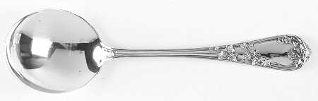 Ivy (Sterling, 1911) Round Bowl Soup Spoon (Bouillon)