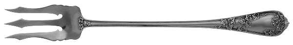 Ivy (Sterling, 1911) Short Handle Pickle/Olive Fork