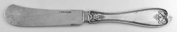 Ivy (Silverplate, 1870) Flat Handle Master Butter Knife