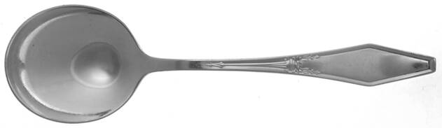 Jamestown (Silverplate, 1916) Round Bowl Soup Spoon (Gumbo)