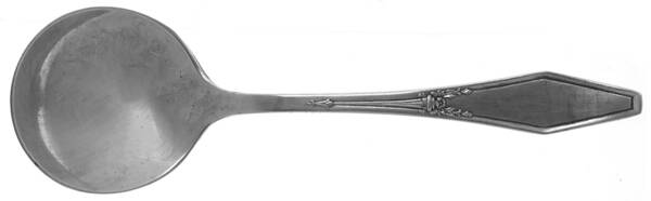 Jamestown (Silverplate, 1916) Round Bowl Soup Spoon (Bouillon)