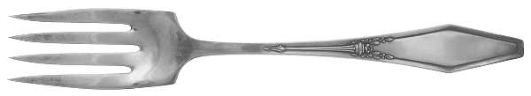 Jamestown (Silverplate, 1916) Medium Solid Cold Meat Serving Fork
