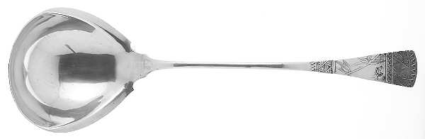 Japanese (Silverplate, 1879) Solid Soup Ladle