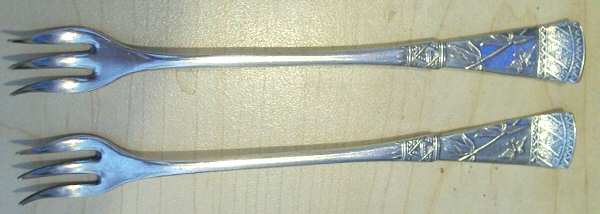 Japanese (Silverplate, 1879) Oyster Fork