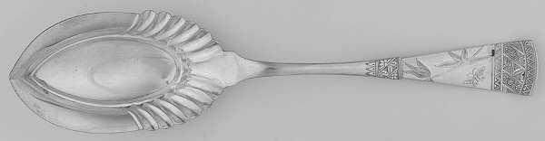 Japanese (Silverplate, 1879) Vegetable Serving Spoon (Solid)