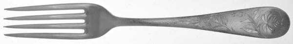 Jac Rose (Silverplate, 1892) Monogram Fork