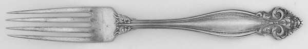 Jeanne d'Arc (Sterling, 1905 No Monos) Solid Youth Tea Fork