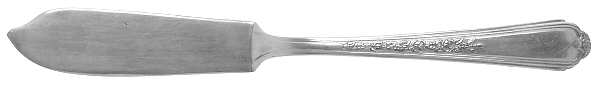 Jewel (Silverplate, 1938) Flat Handle Master Butter Knife
