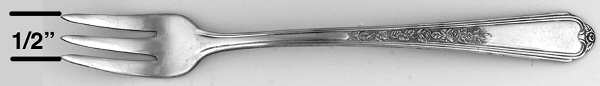 Jewel (Silverplate, 1938) Cocktail/Seafood Fork