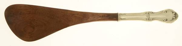 Joan of Arc (Sterling, 1940) Salad Serving Spoon with Wooden Bowl