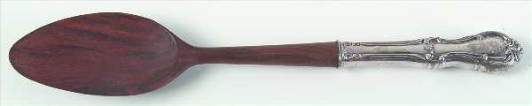 Joan of Arc (Sterling, 1940) Salad Serving Spoon Wooden Bowl