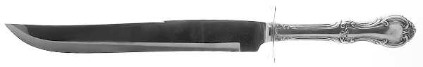 Joan of Arc (Sterling, 1940) Large Stainless Blade Roast Carving Knife