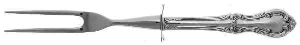 Joan of Arc (Sterling, 1940) Small Steak Carving Fork with Stainless Prongs