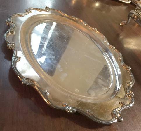 Joanne (Silverplate, Hollowware) 12" Oval Serving Platter