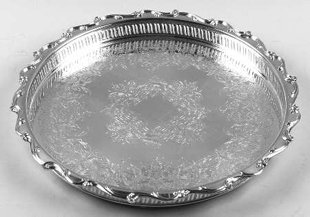 Joanne (Silverplate, Hollowware) Silverplate Gallery Tray
