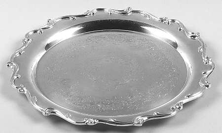 Joanne (Silverplate, Hollowware) 11" Round Tray
