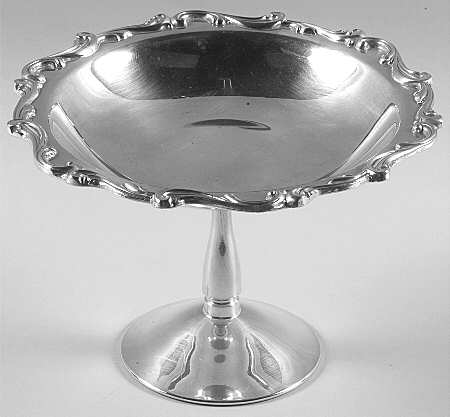 Joanne (Silverplate, Hollowware) Round Compote (Height X Width)