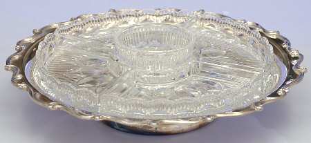 Joanne (Silverplate, Hollowware) Lazy Susan with Liner