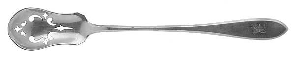 John Winthrop (Sterling, 1911) Pierced Bowl Short Handle Olive Spoon