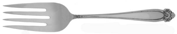 Joy (Sterling, 1952) Large Solid Cold Meat Serving Fork