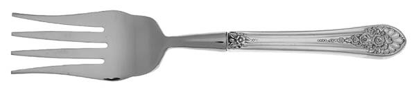 Jubilee (Silverplate, 1953) Cold Meat Fork Large, Stainless Tines HC