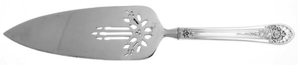 Jubilee (Silverplate, 1953) Pierced Holiday Pie Server Stainless Blade HC