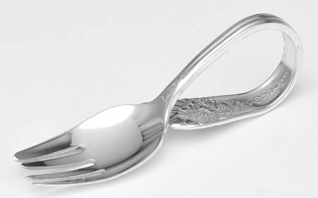 Jubilee (Silverplate, 1953) Baby Fork with Curved Handle HC
