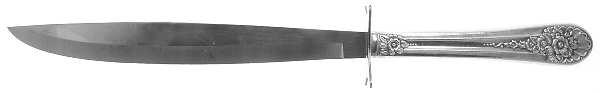 Jubilee (Silverplate, 1953) Large Stainless Blade Roast Carving Knife