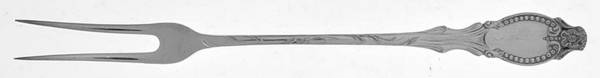 Kensico (Silverplate) Long Handle Pickle/Olive Fork