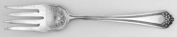 Kensington (Silverplate, 1912) Medium Solid Cold Meat Serving Fork