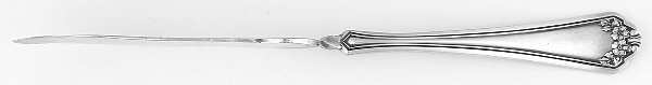 Kensington (Silverplate, 1912) Flat Twisted Handle Master Butter Knife