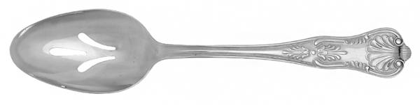 King's Crown (Stainless) Pierced Tablespoon (Serving Spoon)