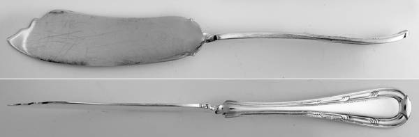 King George (Silverplate, 1921) Flat Handle Master Butter Knife