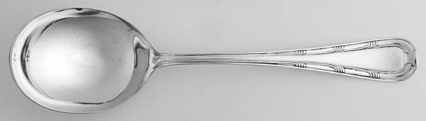 King George (Silverplate, 1921) Round Bowl Soup Spoon (Gumbo)