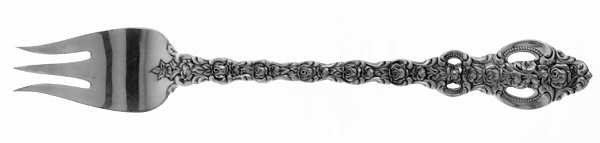 King Louis (Sterling, 1971) Short Handle Pickle/Olive Fork