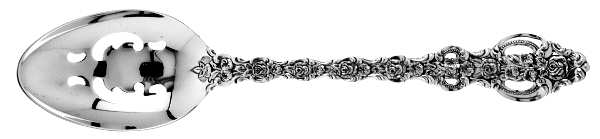 King Louis (Sterling, 1971) Pierced Tablespoon (Serving Spoon)