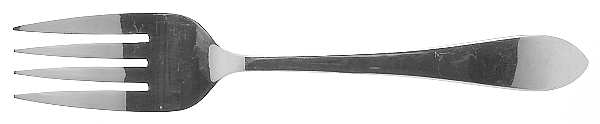 Kimberly (Silverplate) Medium Solid Cold Meat Serving Fork
