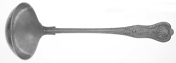 Kings (Silverplate, 1888) Solid Soup Ladle