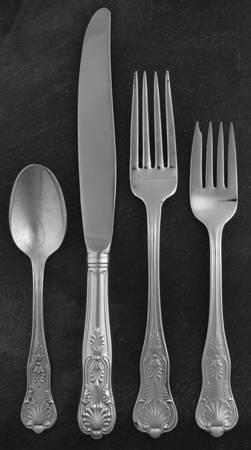 Kings (Silverplate, 1977, No Wings) 4 Piece Place Setting