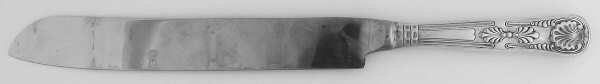 Kings (Silverplate, 1977, No Wings) Wedding Cake Knife with Stainless Blade