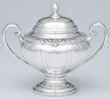 Kingsbury (Silverplate, Hollowware) Sugar Bowl & Lid