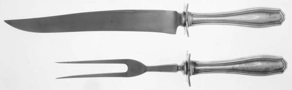Kingston (Sterling, 1909) Small Steak 3-Piece Carving Set with Stainless Blade