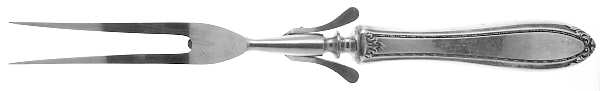 Lady Betty (Sterling, 1920) Large Stainless-Prong Roast Carving Fork