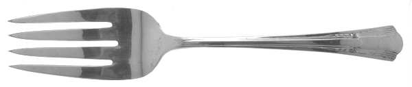 Lady Betty (Silverplate, 1940) Small Solid Cold Meat Serving Fork